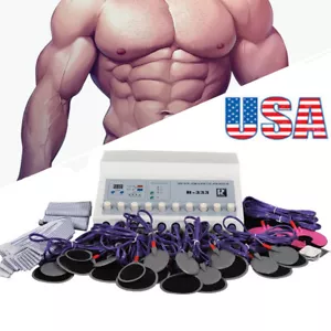 Electric Body Shaping EMS Pads Muscle Stimulator Slimming Loss Fat Machine - Picture 1 of 12