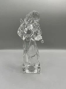 Mikasa Lead Crystal Glass Angel with Harp from Herald Collection Made in Germany - Picture 1 of 6
