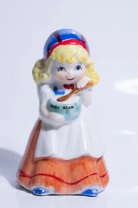 Vintage JSNY Taiwan Porcelain Bell Goldilocks Figurine 4.25in - Picture 1 of 5