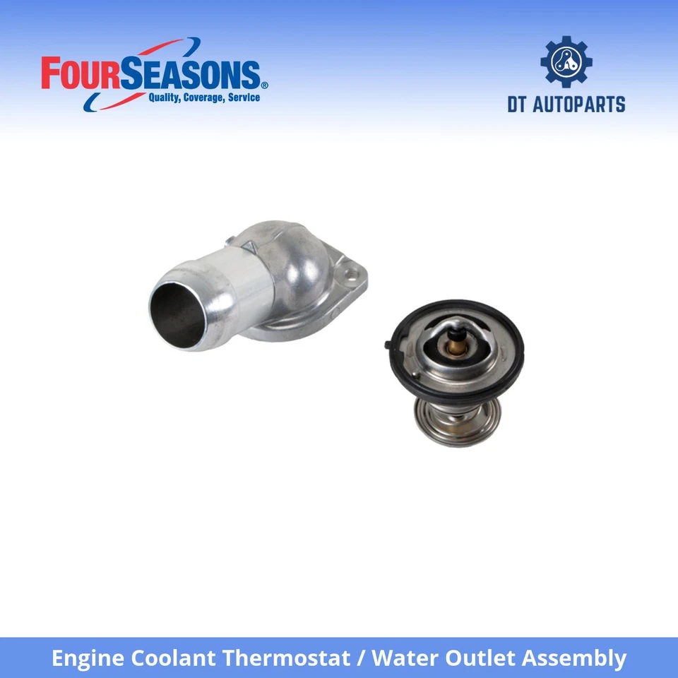 Chevrolet Silverado 3500 2001-06 termostato de refrigerante/conjunto de salida de agua 4 estaciones Foto 1 de 4