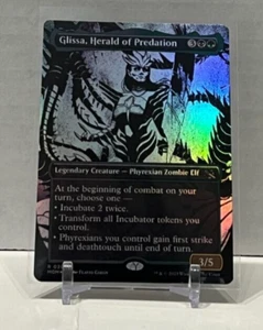 MTG - March of the Machine MOM - Glissa, Herald of Predation 308 Foil NM - Picture 1 of 2