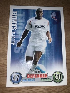 Jlloyd Samuel Bolton Wanderers Match Attax 2007/08 Football Card - Picture 1 of 2