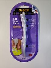 Scotch Gift Wrap Cutter Tool -Purple - Ribbon Curler Included NEW