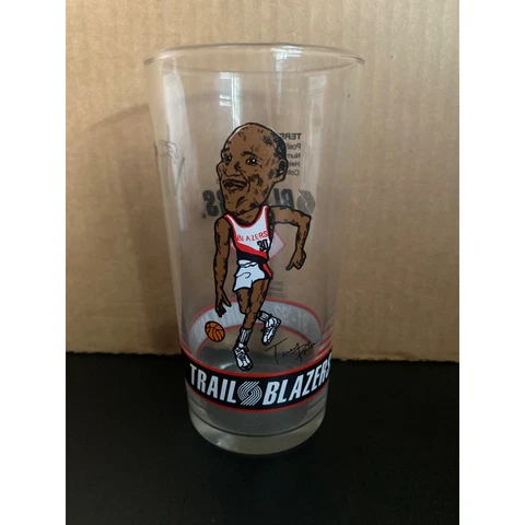 Portland Trail Blazers 91-92 "Terry Porter" Dairy Queen Collectible Fan Glass Cover