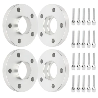 4 Pcs 20mm 5x112 Hub Centric Wheel Spacers For Mercedes-Benz SLK32 AMG C Class - Image 1 of 4