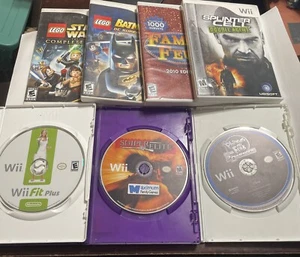7 Wii! Star Wars,Batman,Family Feud,Splinter Cell,Fit Plus,Snapper ELITE,Phineas - Picture 1 of 6