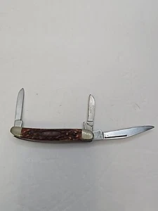 Sharp Pocket Knife 380 Japan Custom Crafted 3 Blade  - Picture 1 of 12