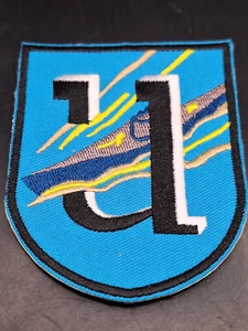 Kriegsmarine Kriegsabzeichen Uboot Unterseeboot Patch Ärmelabzeichen 1 . Flotte - Picture 1 of 2