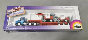 Siku Super Serie 1:55 3911 caricatore basso con escavatore mobile pala gommata rarità NUOVO & IMBALLO ORIGINALE - Foto 1 di 3