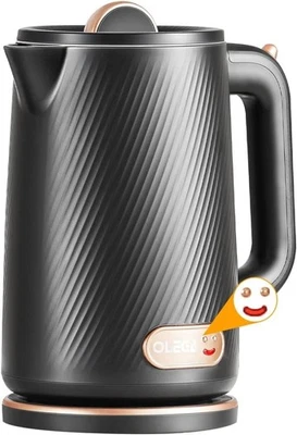 OLEGA Electric Kettle - 1500W Electric Tea Kettle 1.8L Stainless Steel Inner - Image 1 of 4
