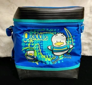 Vintage 1997 Sanrio Pekkle Duck Insulated Double Zip Cooler w/Adjustable Strap - Picture 1 of 15