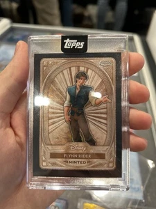 2025 Topps Disney Mint Flynn Rider 02/10 Black Parallel NYC Comic Con Exclusive - Picture 1 of 1