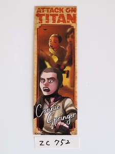 Connie Springer Attack on Titan Bookmark Anime Japan ZC752 - Picture 1 of 3