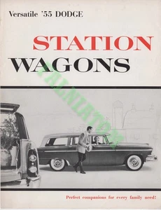 Händlerprospekt - 1955 Dodge Station Wagons - 6 Seiten - Bild 1 von 3