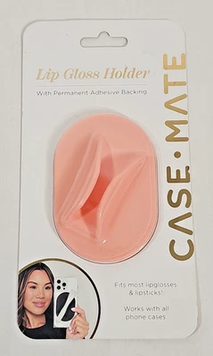 Case-Mate Adhesive Lip Gloss Holder-Works With All Phone Cases- Peach - Image 1 of 2