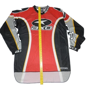 Vintage AXO Motocross Jersey Men's Size XL Red/Black/Black - Picture 1 of 15