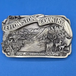 Commemorative Yellowstone Country Wildlife River Mountain Scenery Siskiyou 1983 - Picture 1 of 6