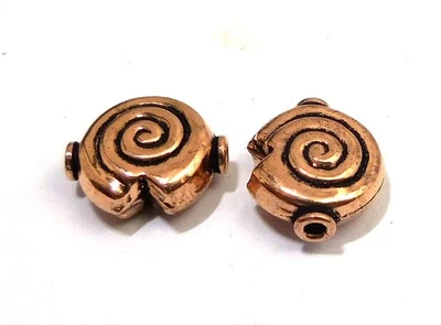 5 Stück 16X7mm Muschel Perlen Antiquecopepr Schmuck Herstellung Perlen - Bild 1 von 3