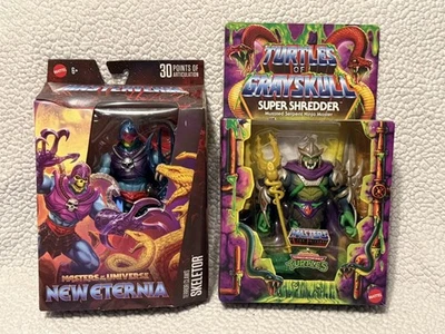 LOTE Turtles of Grayskull SUPER TRITURADORA Y MOTU Nuevo Eternia ESQUELETOR  Foto 1 de 4