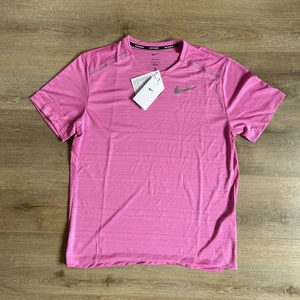 Nike Miler 1.0 Running Shirt – Men’s Size L – Playful Pink – Brand New w/ Tags! - Picture 1 of 6