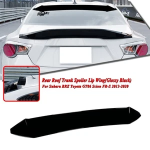 Gloss Black Rear Trunk Spoiler Lip Roof Wing For Subaru BRZ Toyota GT86 13-20 14 - Picture 1 of 9