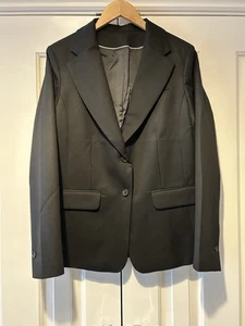 Women’s Workwear Black Jacket - No Labels - Picture 1 of 8