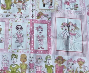 Loralie Harris Fun Ladies "On The Mend" Breast Cancer Support 28" x 44 W - Picture 1 of 4