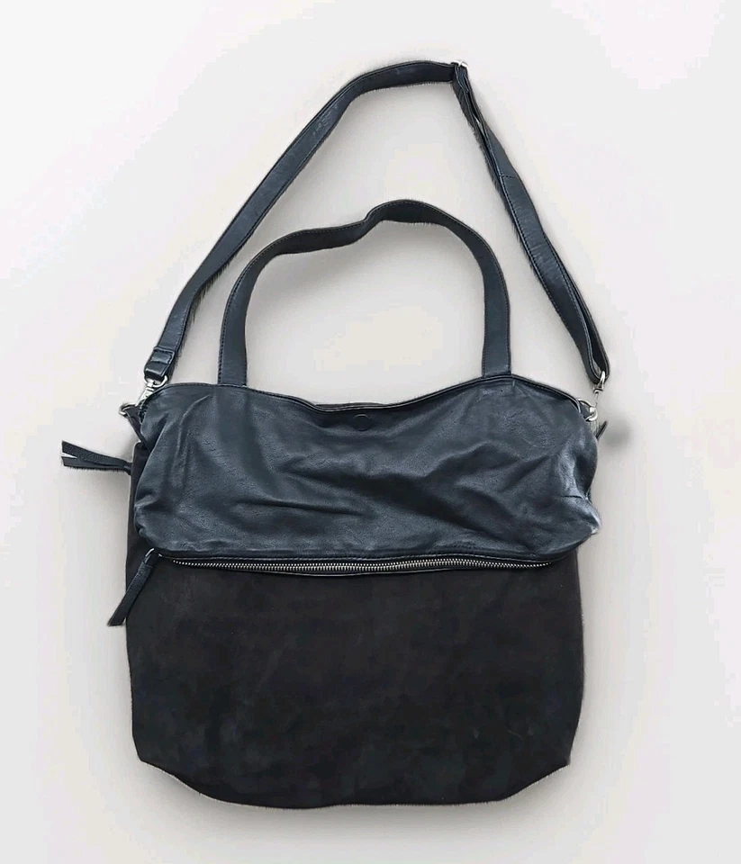 Bolso Mensajero Boho de Cuero y Gamuza Flexible Nikel y Suela N+S Cartera para Mujer N+S Foto 1 de 4