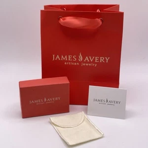 James Avery Jewelry Presentation Gift Box Flannel Pouch Bag Tissue Mother's Day - Picture 1 of 11