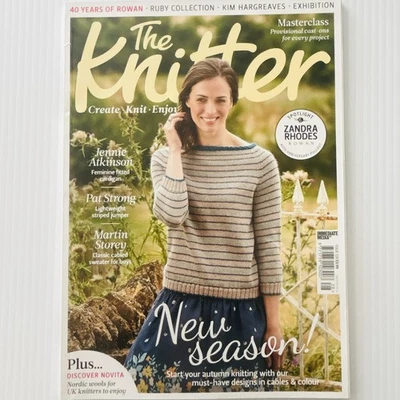 The Knitter Magazine Knitting Pattern Issue 128 Zandra Rhodes Rowan Anniversary - Image 1 of 4