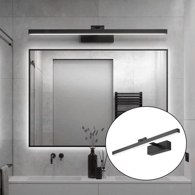 Luz Espejo LED Ángulo Ajustable 40cm 9W Luz Negro Blanco Foto 1 de 4