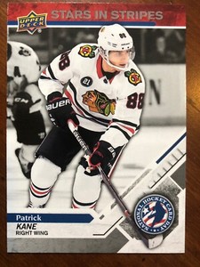 2019 UD National Hockey Card Day USA Stars In Stripes #NHCD-8 Patrick Kane