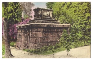 Mausoleum MIDDLETON PLACE GARDENS Charleston S Carolina HAND COLORED Postcard DB - Picture 1 of 2