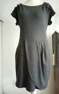 Oui Kleid Gr. 44 schwarz/grau - Bild 1 von 7