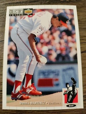 1994 Collector’s Choice Dennis Martinez P Cleveland Indians Baseball Card #546 - Image 1 of 2