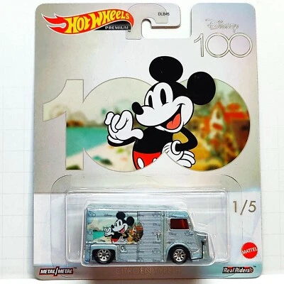 Hot Wheels Premium Disney 100 Mickey Mouse Citroen Type H 2023 Pop Culture #1/5 - Image 1 of 4