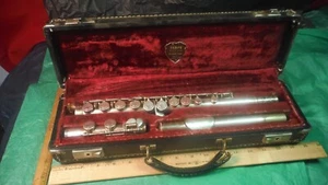 Pierre Maure Konzertflöte, Made in France, um 1940-50er Jahre #H8383 mit Koffer - Bild 1 von 9