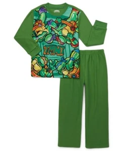 NEW - TMNT - 2 Piece Pajama Set - Teenage Mutant Ninja Turtles - NIP - Picture 1 of 3