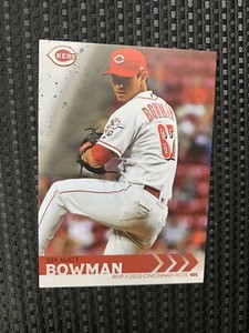 2020 Kahns Baseball Trading Card Cincinnati Reds Team Issued Matt Bowman