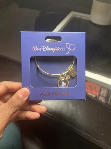 Alex And Ani Disney 50th Anniversary Bracelet EXCLUSIVE TO DISNEYLAND. - Picture 1 of 5