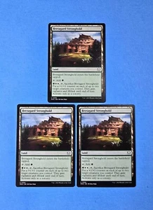 3x Bretagard Stronghold Commander March Of The Machine Mtg Magic Card Land 392 - Picture 1 of 2