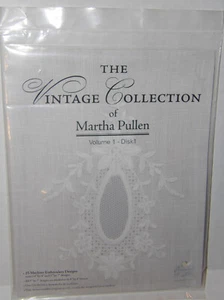 Martha Pullen Vintage Collection Vol 1 Disk 1 Embroidery Designs Set CD ROM New - Picture 1 of 3