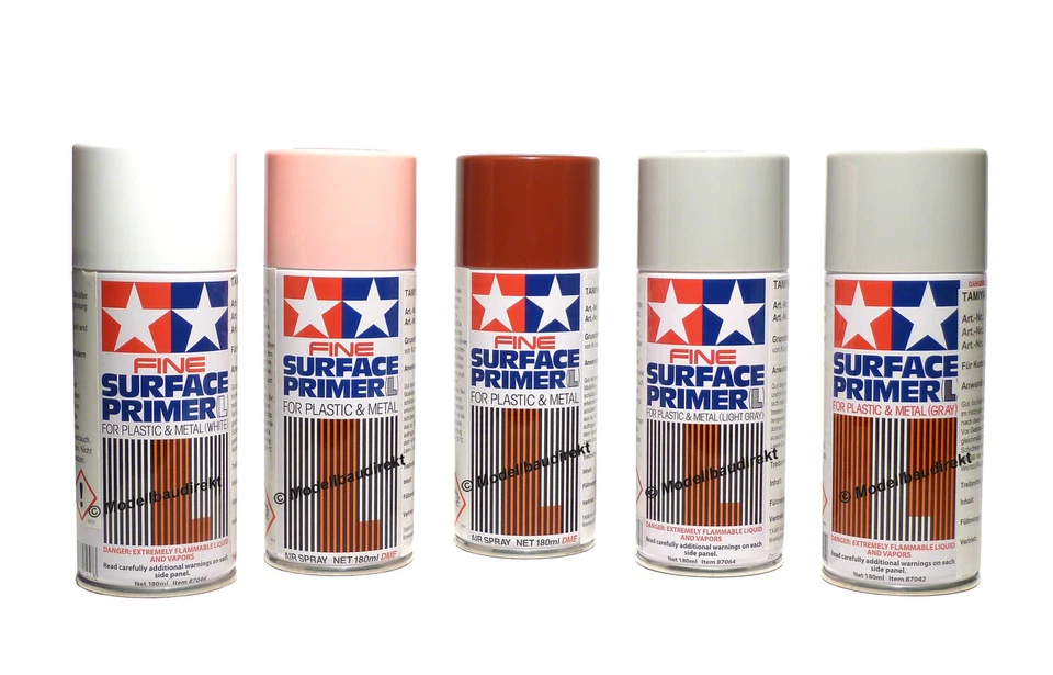 Tamiya Grundierung Spray Spraydose für Kunststoff & Metall 180ml 80,55 €/1L.