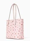 NWT Kate Spade Lori Ditsy Buds Saffiano Zip Tote WKR00617 Pink Color $329