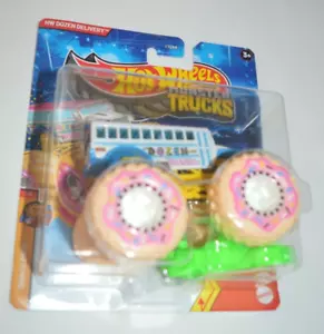 HOT WHEELS 2025 MONSTER TRUCKS - HW DOZEN DELIVERY WHITE SNACK PACK 1/6 - Picture 1 of 5