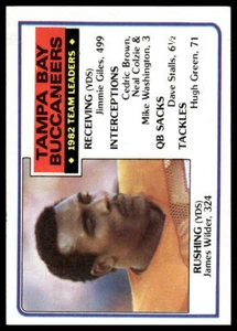 1983 Topps #174 James Wilder Tampa Bay Buccaneers - Picture 1 of 2