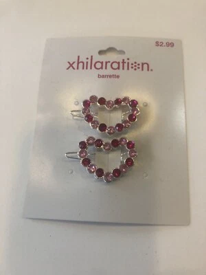 Оптовая продажа блошиный рынок лот из 24 заколок для волос Xhilaration сердце - Изображение 1 из 2