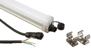 30w Outdoor LED Canopy LED tube Light Waterproof Triproof white 6000K linkable - Picture 1 of 12