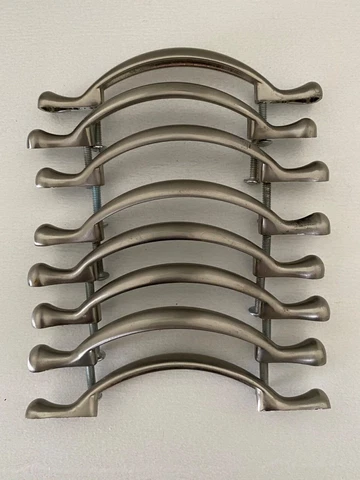 Kitchen cabinet drawer handle pulls, silver metal P14174 Cover