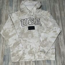 Under Armour Project Rock Veteran's Day USA Camo Pullover Hoodie Mens Size XL
